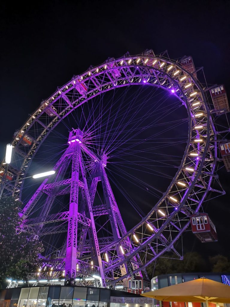 Riesenrad violett