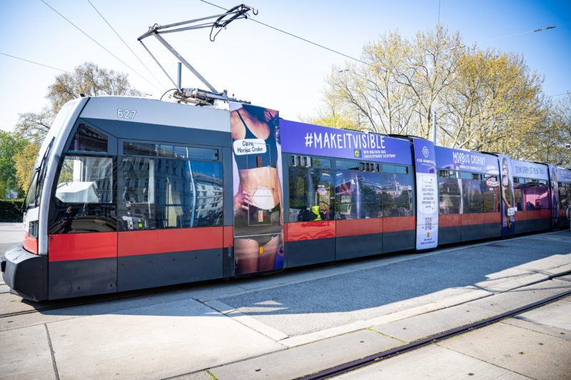 #makeitvisible - Ab sofort mit der Bim durch Wien!